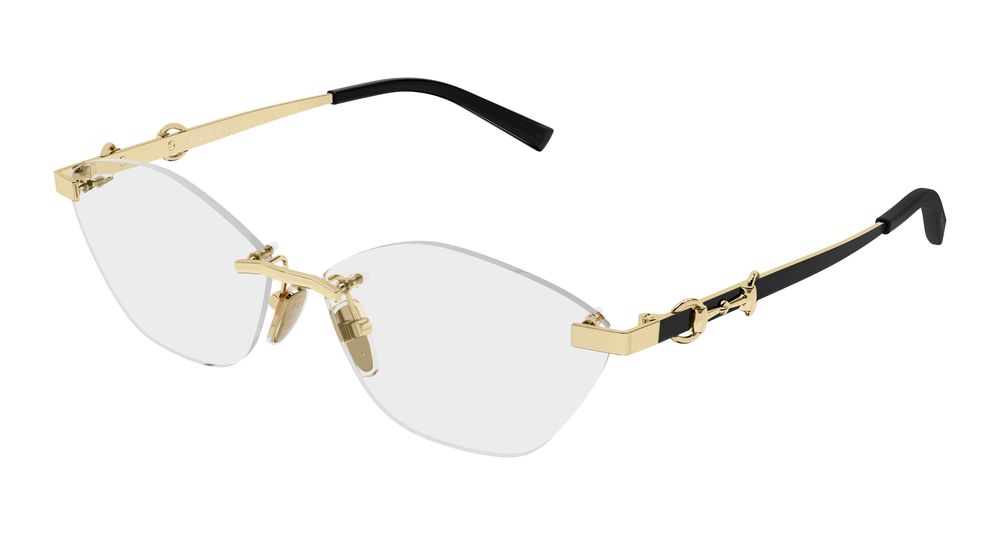 Gucci GG2050O-001 Womens CAT EYE Optical Frame - Gold