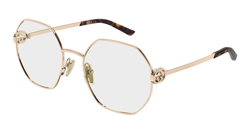Gucci GG2048O-004 Womens GEOMETRICAL/DIRECTIONAL Optical Frame - Gold