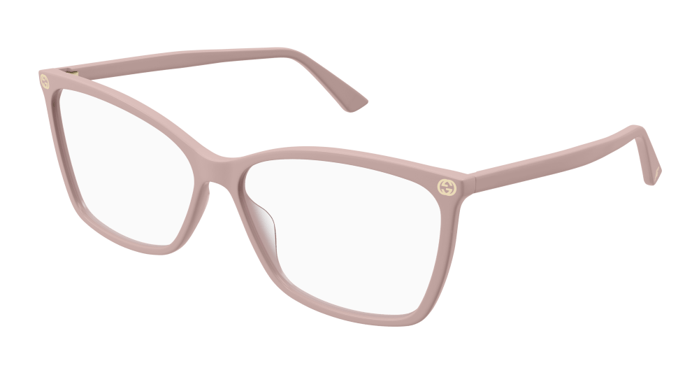 Multi-brand GG0025O-011 Womens CAT EYE Optical Frame - Pink