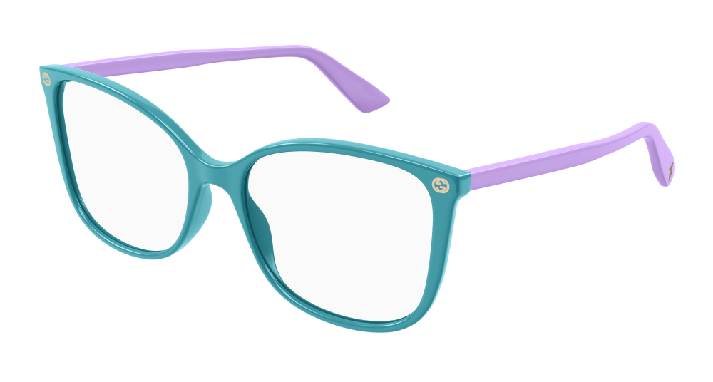 Multi-brand GG0026O-015 Womens CAT EYE Optical Frame - Green
