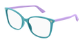 Gucci GG0026O-015 Womens Cat Eye Optical Frames - Green