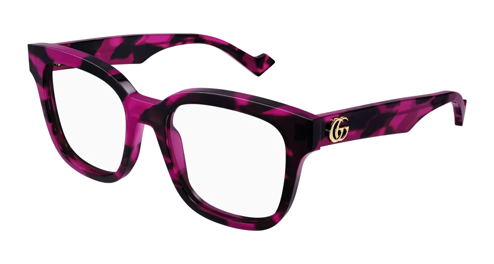 Gucci GG0958O-010 Womens RECTANGULAR / SQUARED Optical Frames - Havana