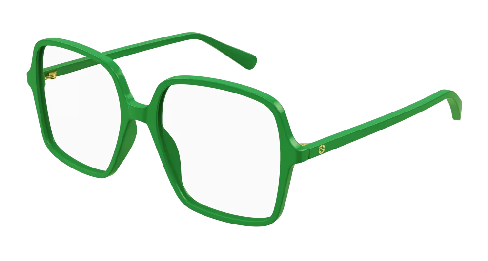 Gucci GG1003O-007 Womens RECTANGULAR / SQUARED Optical Frames - Green