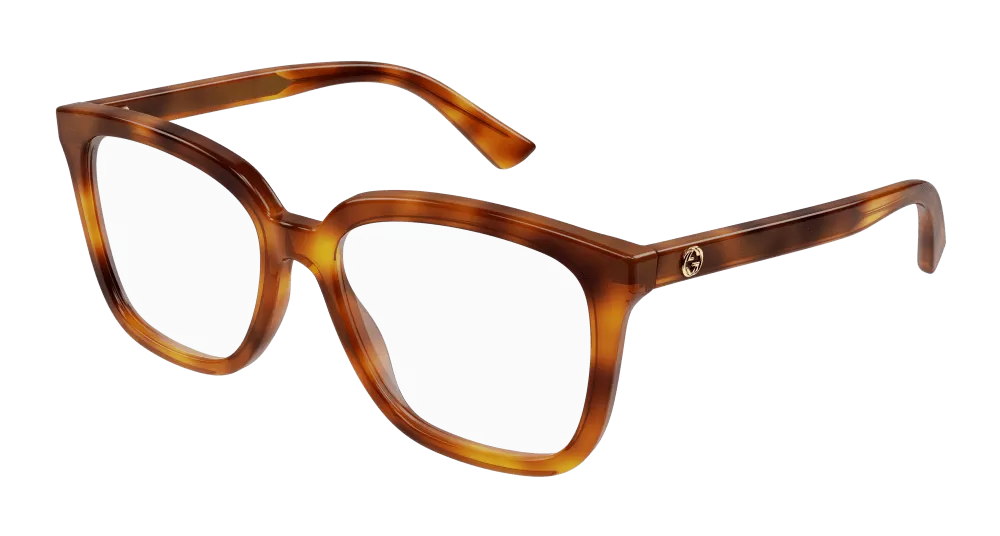 Gucci GG1319O-002 Womens ROUND/OVAL/PANTHOS Optical Frames - Havana