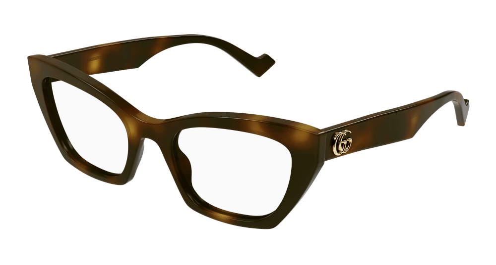 Gucci GG1334O-002 Womens CAT EYE Optical Frame - Havana