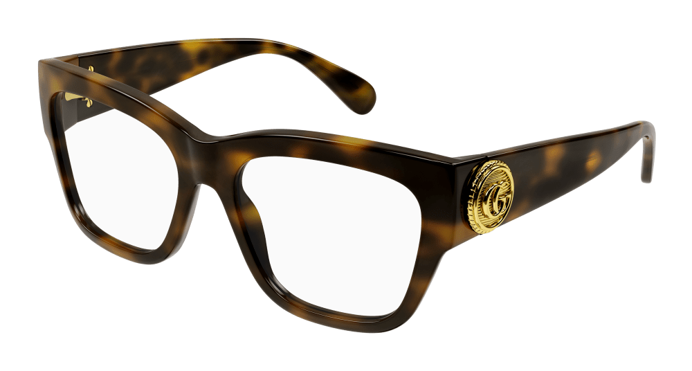 Multi-brand GG1410O-003 Womens RECTANGULAR / SQUARED Optical Frame - Havana