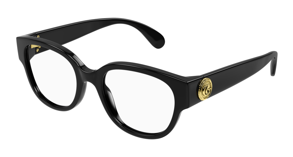 Multi-brand GG1411O-004 Womens ROUND/OVAL/PANTHOS Optical Frame - Black