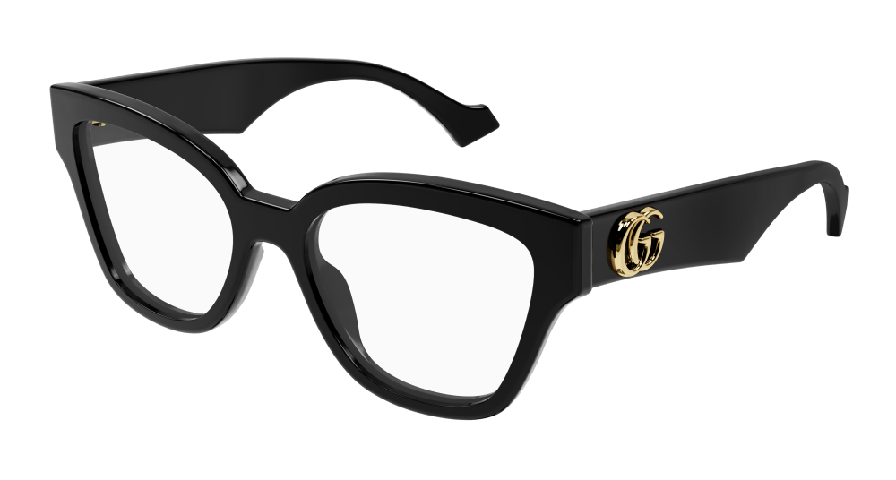 Gucci GG1424O-001 Womens ROUND/OVAL/PANTHOS Optical Frame - Black