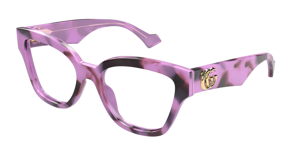 Multi-brand GG1424O-011 Womens ROUND/OVAL/PANTHOS Optical Frame - Violet