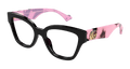 Gucci GG1424O-012 Womens ROUND/OVAL/PANTHOS Optical Frame - Black