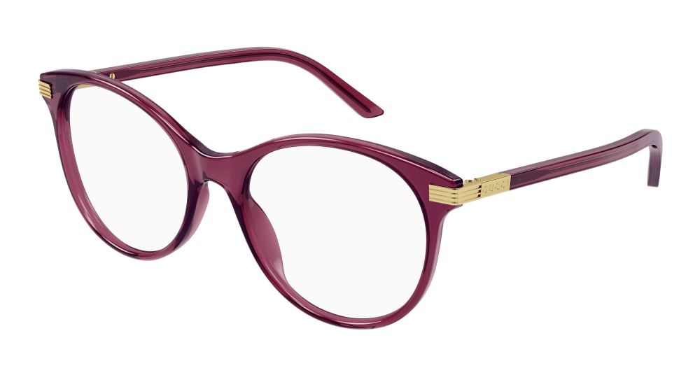 Multi-brand GG1450O-003 Womens CAT EYE Optical Frame - Burgundy