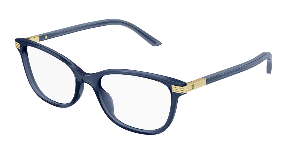 Gucci GG1451O-006 Womens Cat Eye Optical Frames - Blue