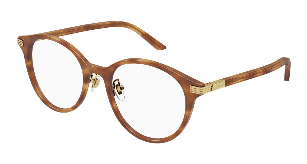 Multi-brand GG1454OK-003 Womens ROUND/OVAL/PANTHOS Optical Frame - Havana