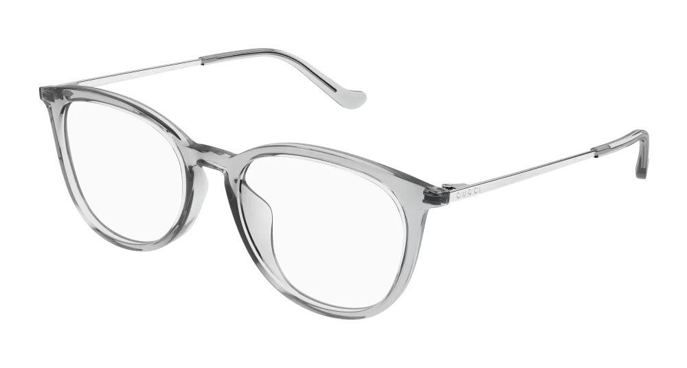 Gucci GG1468OA-002 Womens ROUND/OVAL/PANTHOS Optical Frames - Grey