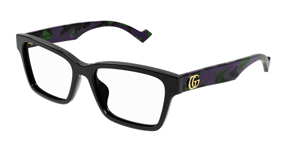 Gucci GG1476OK-003 Womens RECTANGULAR / SQUARED Optical Frame - Black