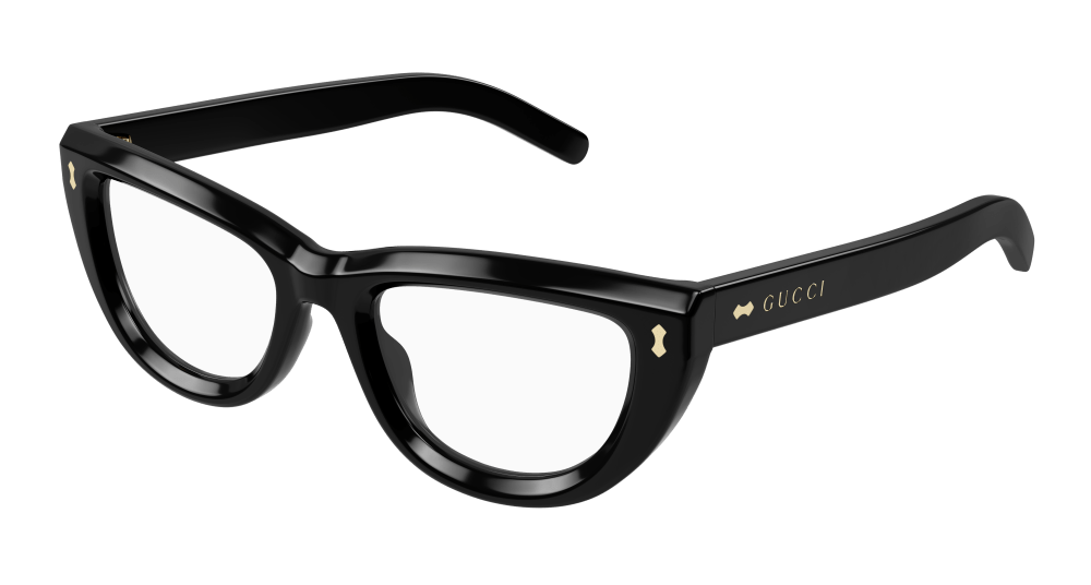 Multi-brand GG1521O-001 Womens CAT EYE Optical Frame - Black