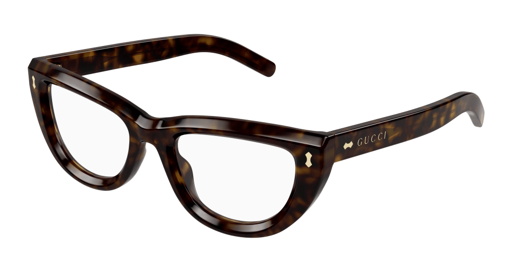 Multi-brand GG1521O-002 Womens CAT EYE Optical Frame - Havana