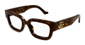 Multi-brand GG1548O-002 Womens RECTANGULAR / SQUARED Optical Frame - Havana