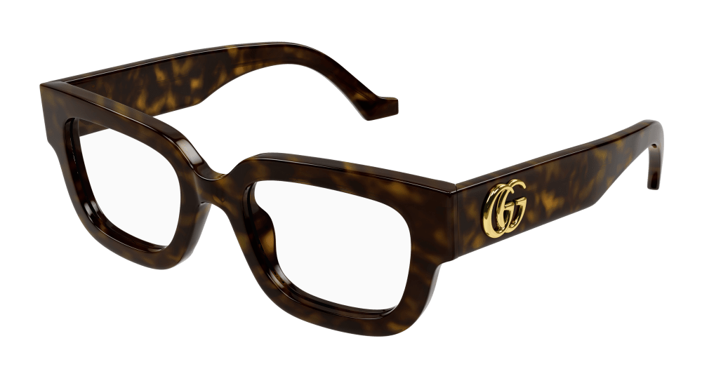 Multi-brand GG1548O-002 Womens RECTANGULAR / SQUARED Optical Frame - Havana