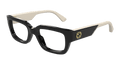 Multi-brand GG1666O-001 Womens CAT EYE Optical Frame - Black