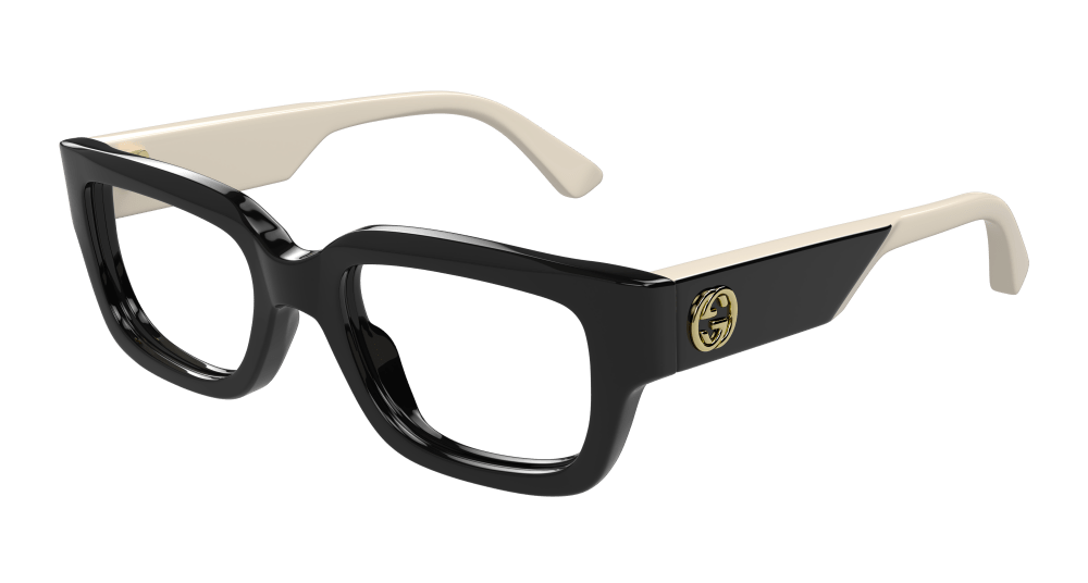 Multi-brand GG1666O-001 Womens CAT EYE Optical Frame - Black