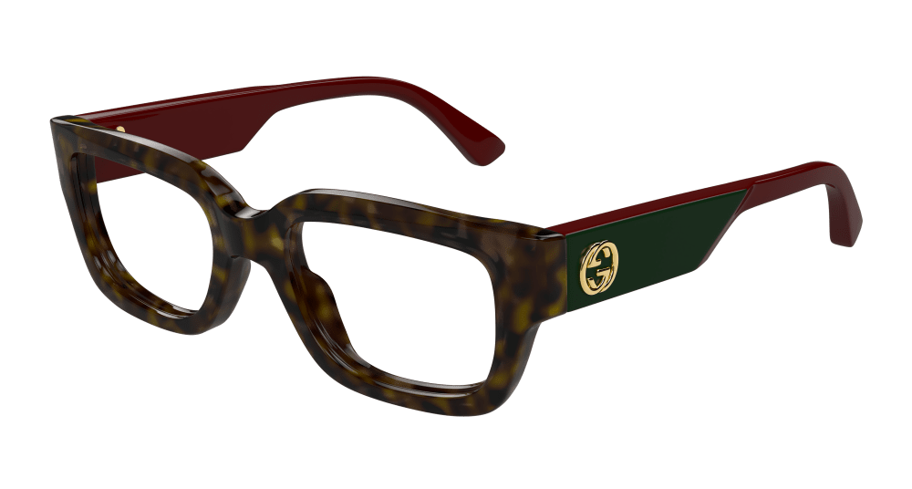 Gucci GG1666O-002 Womens CAT EYE Optical Frame - Havana