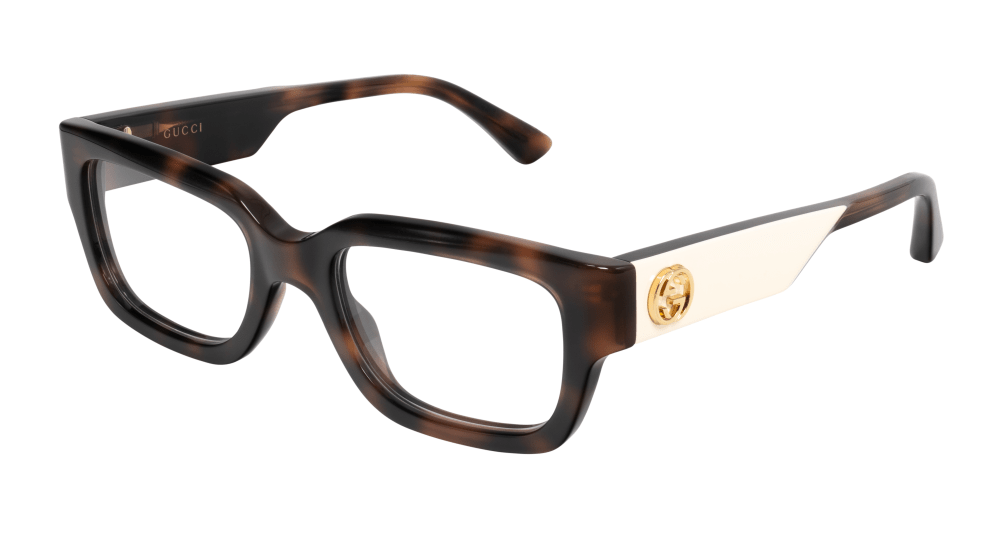 Gucci GG1666O-003 Womens CAT EYE Optical Frame - Havana