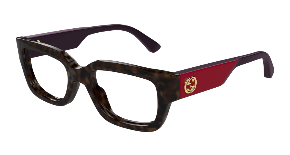 Multi-brand GG1666O-008 Womens CAT EYE Optical Frame - Havana