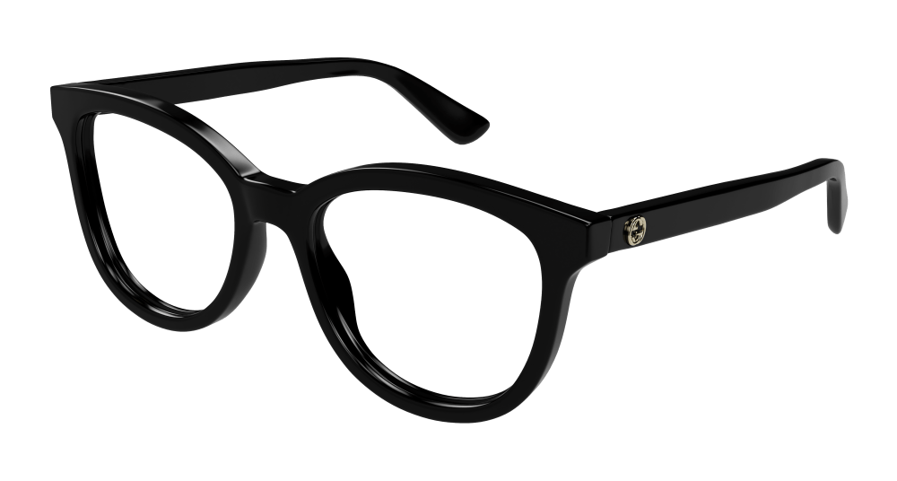 Gucci GG1687O-001 Womens CAT EYE Optical Frame - Black