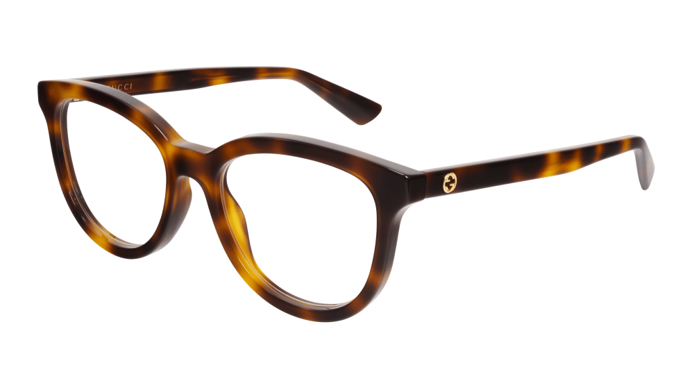 Gucci GG1687O-002 Womens CAT EYE Optical Frame - Havana