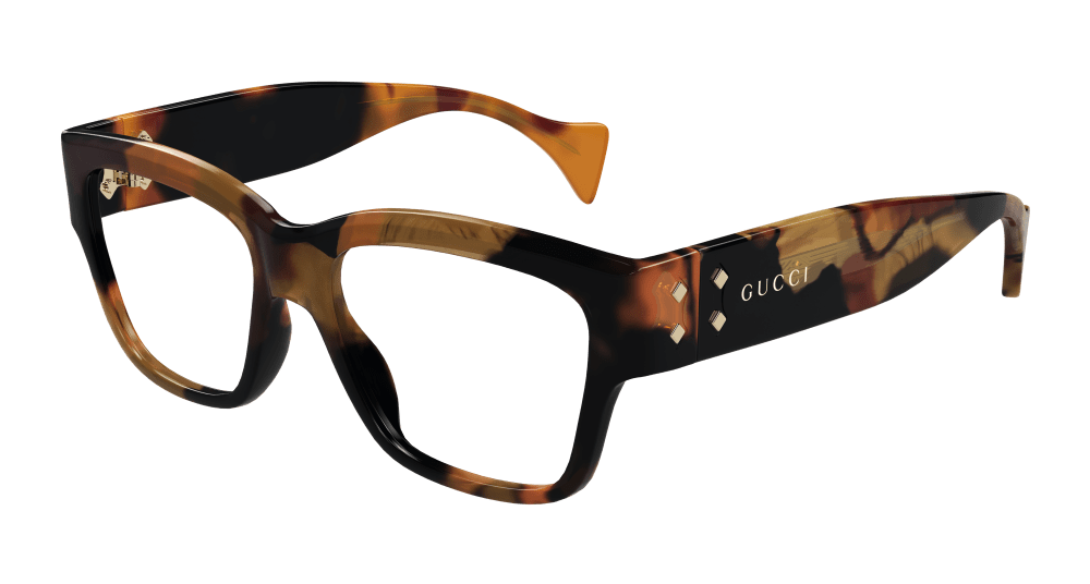 Multi-brand GG1705O-002 Womens RECTANGULAR / SQUARED Optical Frame - Havana