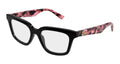Gucci GG2180O-003 Womens RECTANGULAR / SQUARED Optical Frame - Black
