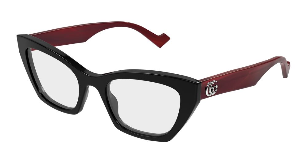 Gucci GG1334O-004 Womens CAT EYE Optical Frame - Black