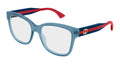 Gucci GG0038ONN-004 Womens BUTTERFLY Optical Frame - Blue