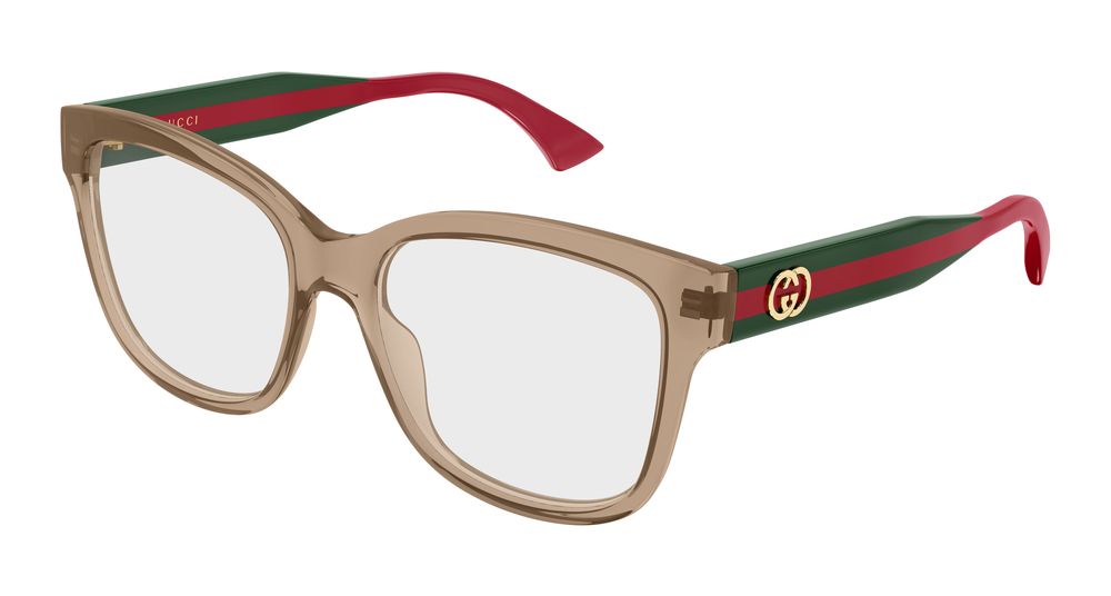 Gucci GG0038ONN-005 Womens BUTTERFLY Optical Frame - Brown
