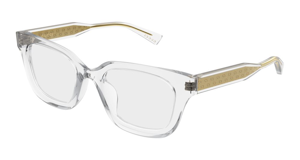 Gucci GG2067OL-008 Womens RECTANGULAR / SQUARED Optical Frame - Crystal