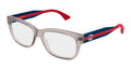 Gucci GG0278ON-014 Womens CAT EYE Optical Frame - Grey