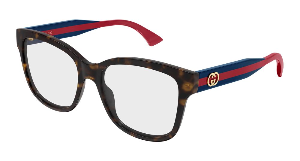 Gucci GG0038ONN-003 Womens BUTTERFLY Optical Frame - Havana