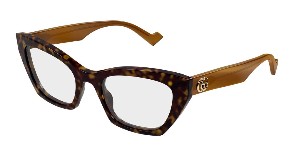 Gucci GG1334O-005 Womens CAT EYE Optical Frame - Havana