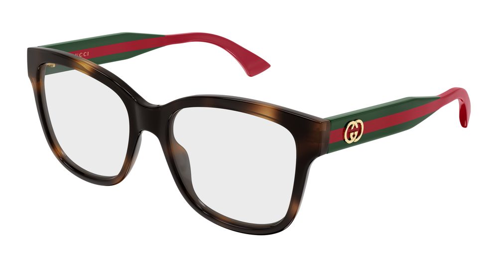 Gucci GG0038ONN-002 Womens BUTTERFLY Optical Frame - Havana