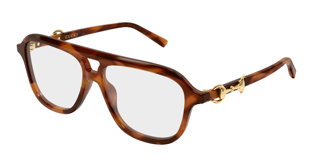 Gucci GG2216O-002 Womens PILOT/NAVIGATOR Optical Frame - Havana