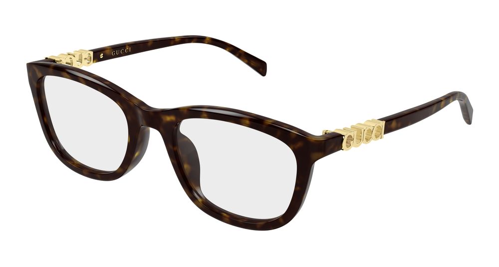 Gucci GG2035OA-002 Womens RECTANGULAR / SQUARED Optical Frame - Havana