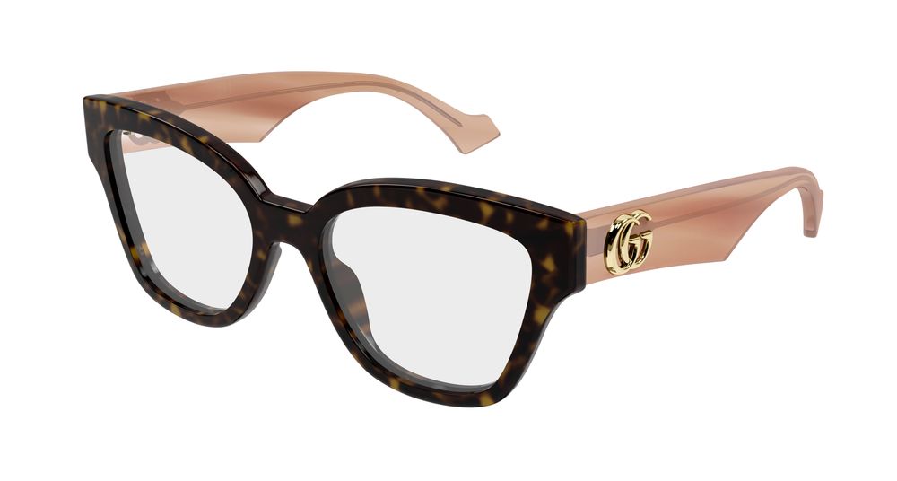Gucci GG1424O-014 Womens ROUND/OVAL/PANTHOS Optical Frame - Havana