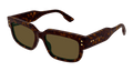 Multi-brand GG1218S-002 Mens RECTANGULAR / SQUARED Sunglasses - Havana