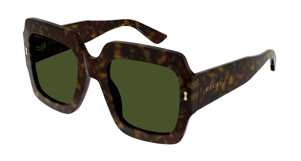 Multi-brand GG1111S-002 Mens RECTANGULAR / SQUARED Sunglasses - Havana