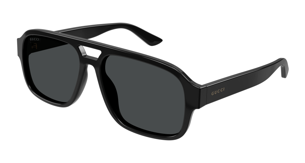 Gucci GG1342S-001 Mens PILOT/NAVIGATOR Sunglasses - Black