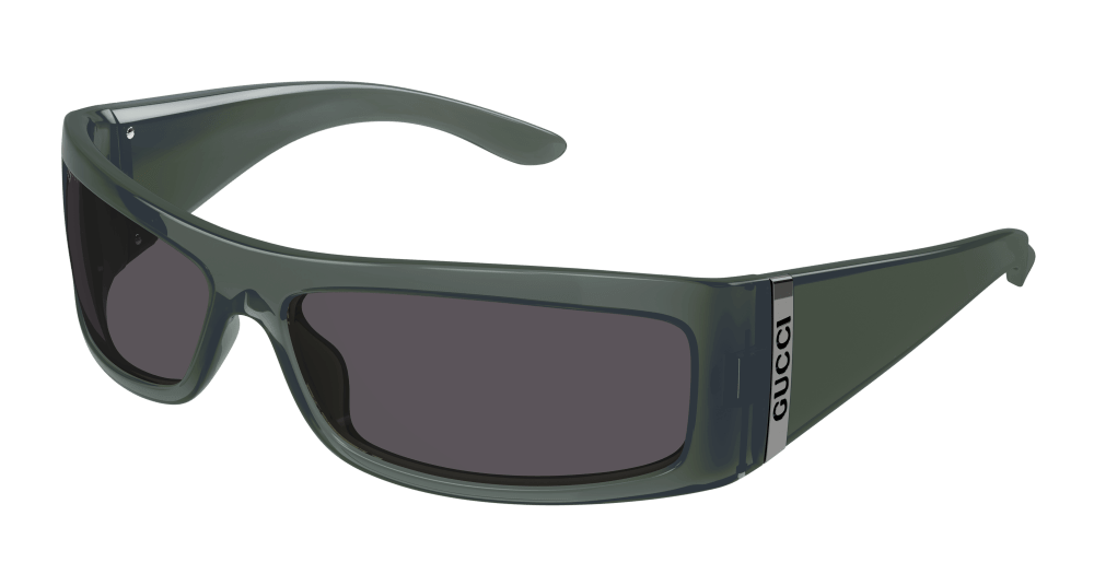 Multi-brand GG1492S-001 Mens RECTANGULAR / SQUARED Sunglasses - Green