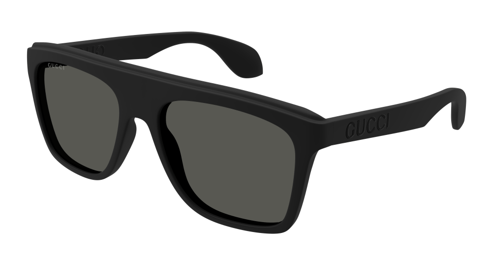 Gucci GG1570S-001 Mens RECTANGULAR / SQUARED Sunglasses - Black