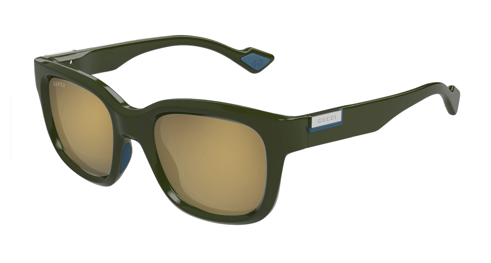 Multi-brand GG1621S-003 Mens RECTANGULAR / SQUARED Sunglasses - Green