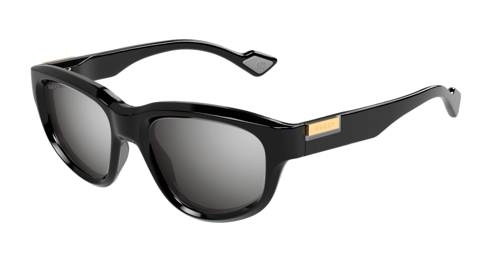 Multi-brand GG1622S-001 Mens ROUND/OVAL/PANTHOS Sunglasses - Black